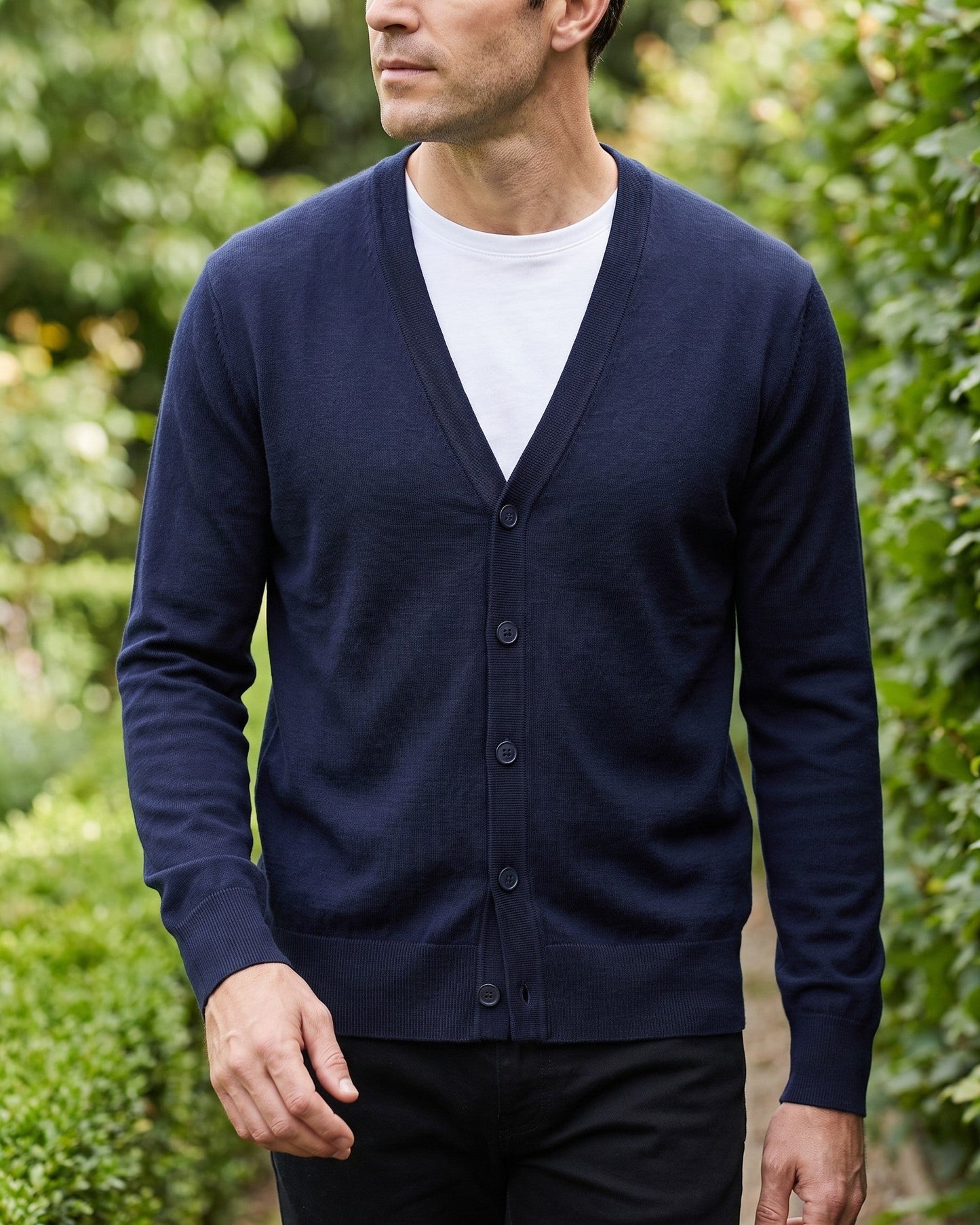 Andrea Cotton Blend Cardigan